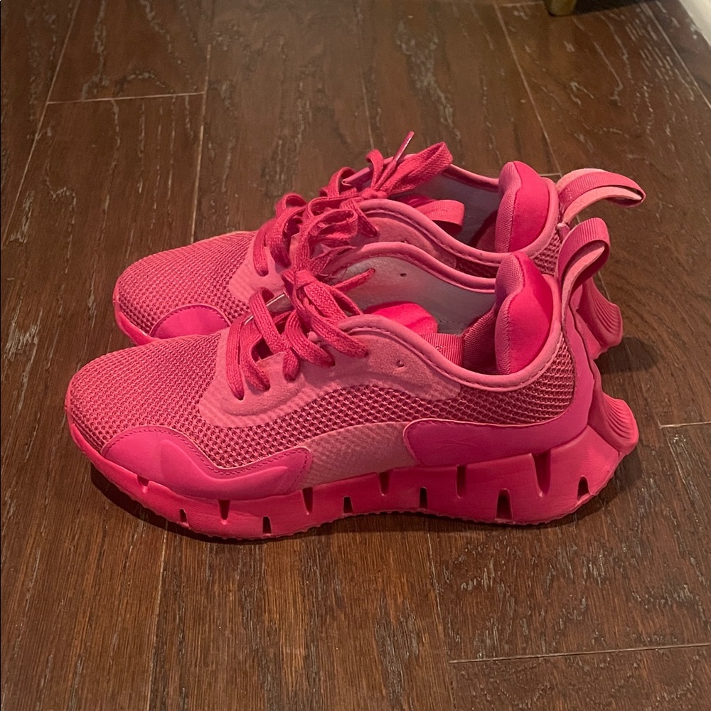 Vibrant Pink Sneakers - Picture 4 of 7